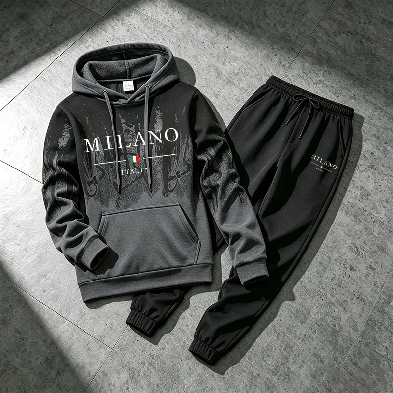 Winter Clothing Hoodie - Ensemble de survêtement pour homme à