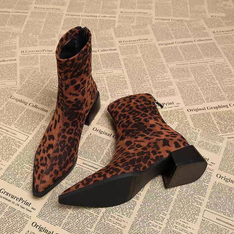 Winter Clothing For Woman - Nouvelles bottines modernes à talon bas