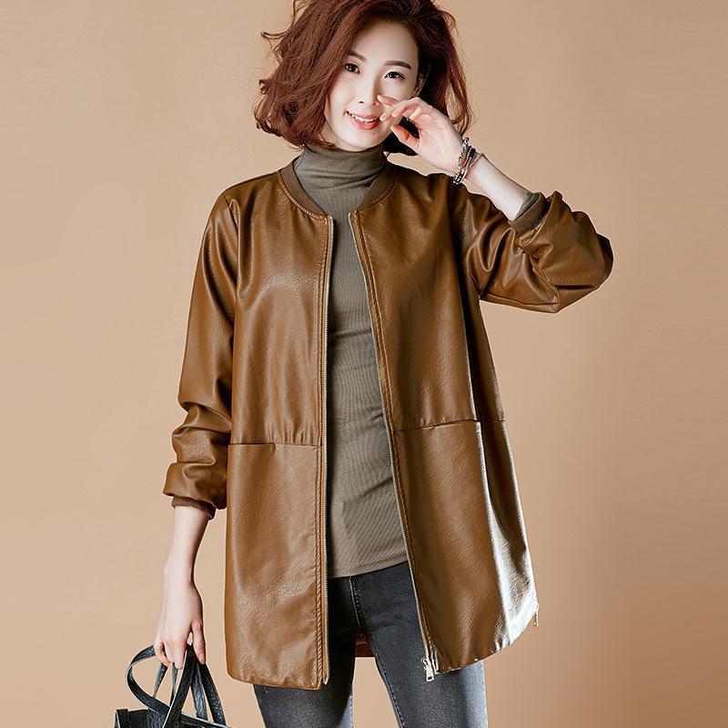 Winter Clothing Pinterest - Veste en cuir à manches longues