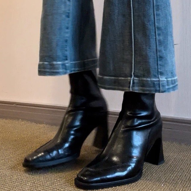 Winter Clothing For Woman - Bottines à talons hauts pour femmes,