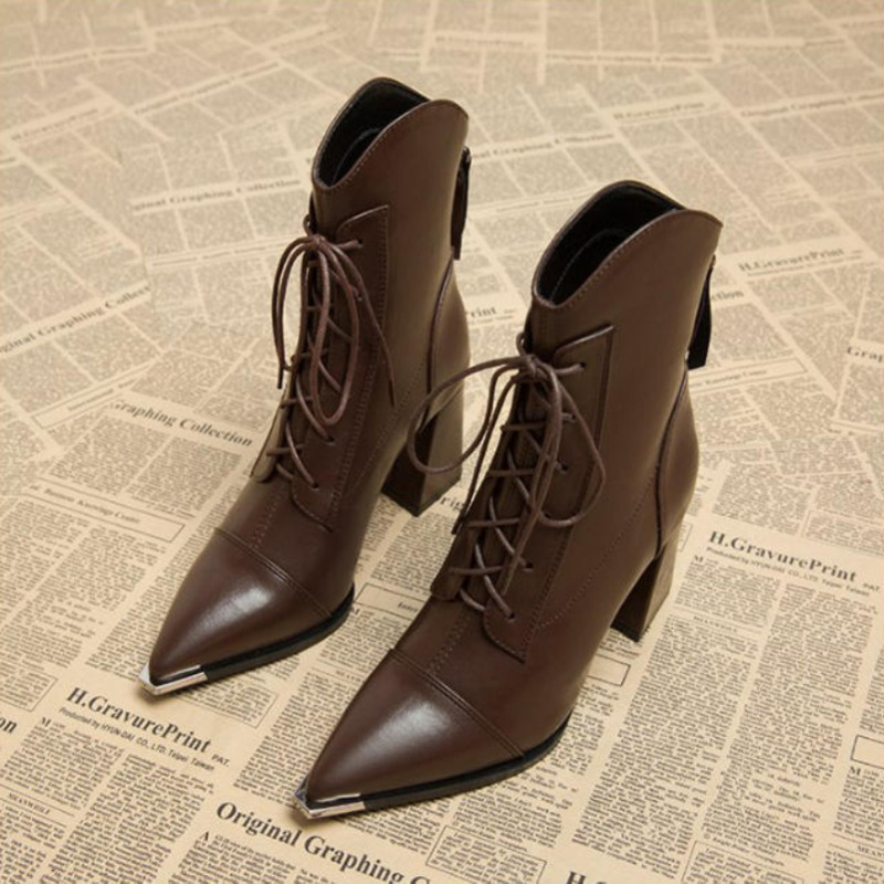 Winter Clothing For Woman - Bottines à bout pointu pour femmes,