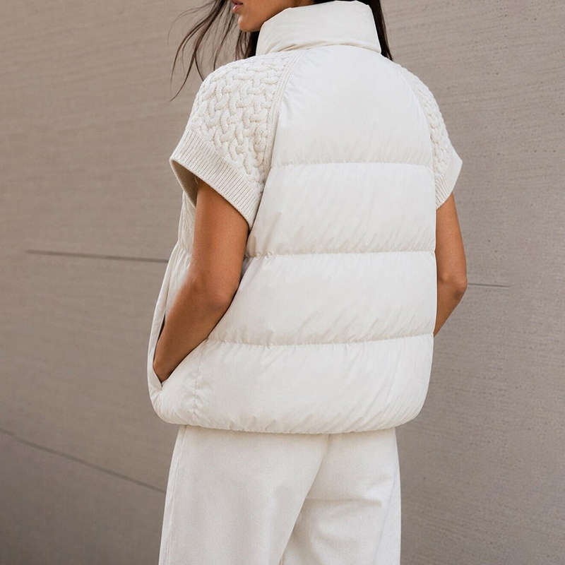 Gilet matelassé court chic pou - Padded Vest Gilet avis et prix