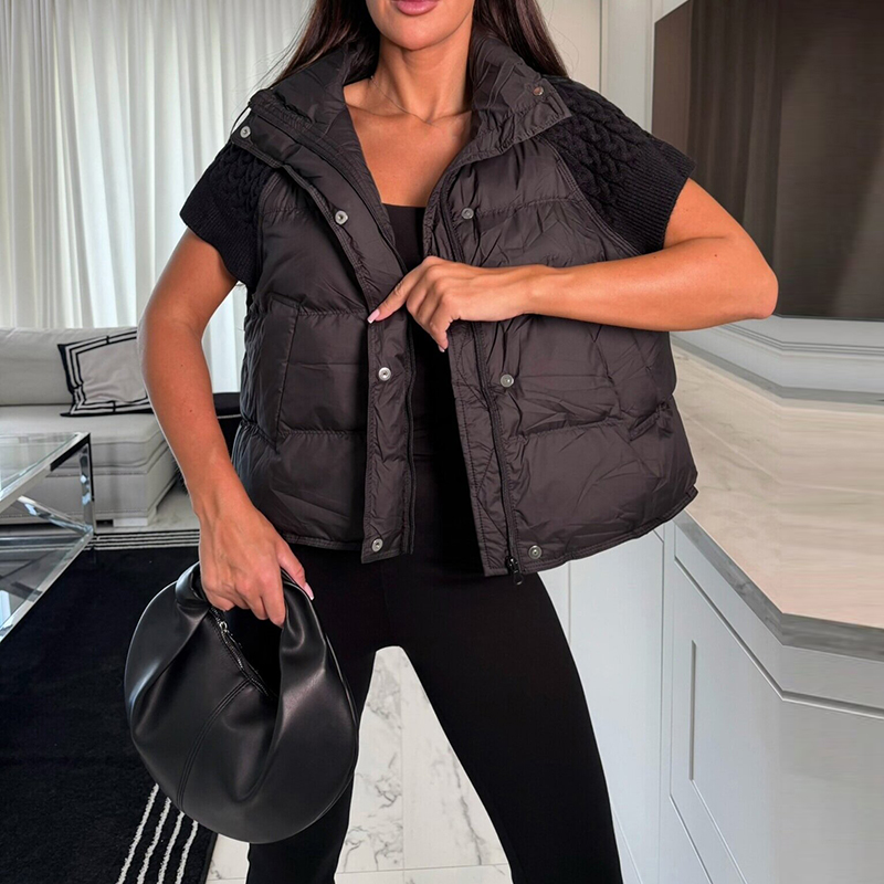 Gilet matelassé court chic pou - Padded Vest Gilet avis et prix