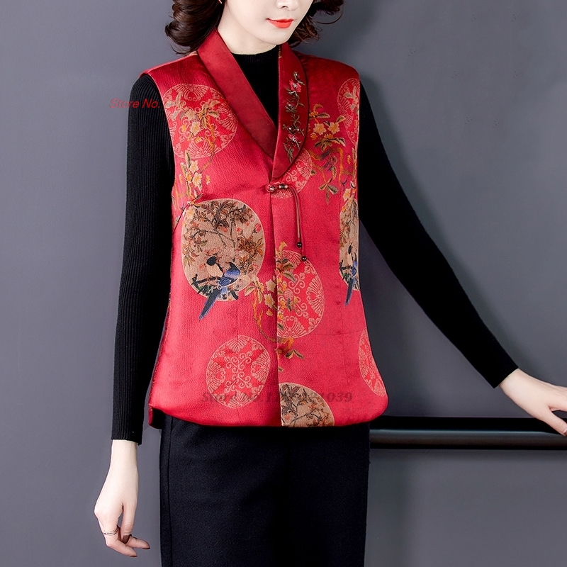 Gilet traditionnel Hanfu en sa - Padded Vest Gilet avis et prix
