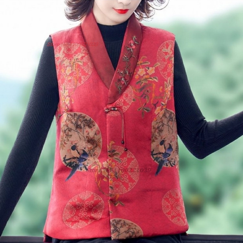 Gilet traditionnel Hanfu en sa - Padded Vest Gilet avis et prix