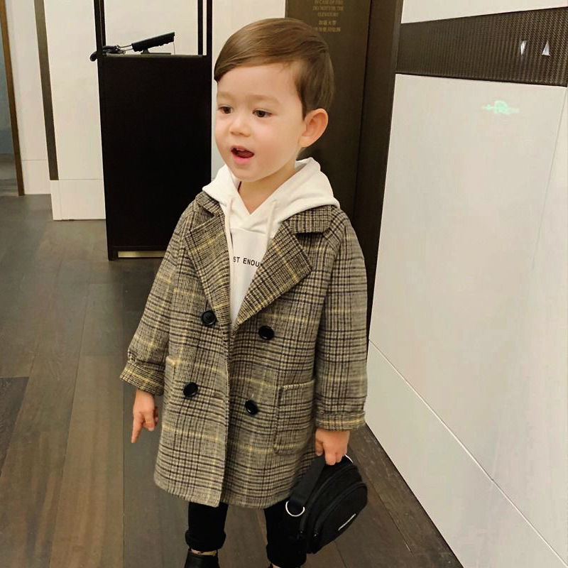 Pardessus en laine à double bo - Winter Clothing For Toddlers avis et prix