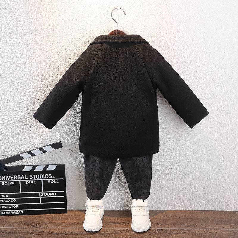 Pardessus en laine à double bo - Winter Clothing For Toddlers avis et prix