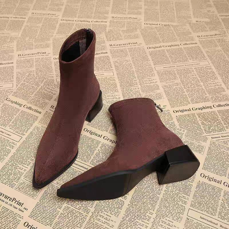 Nouvelles bottines modernes à  - Winter Clothing For Woman avis et prix