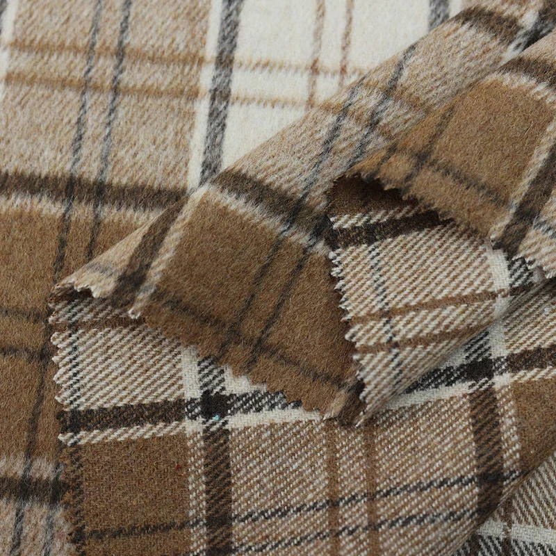 Tissu en laine à carreaux vint - Winter Clothing For Woman avis et prix