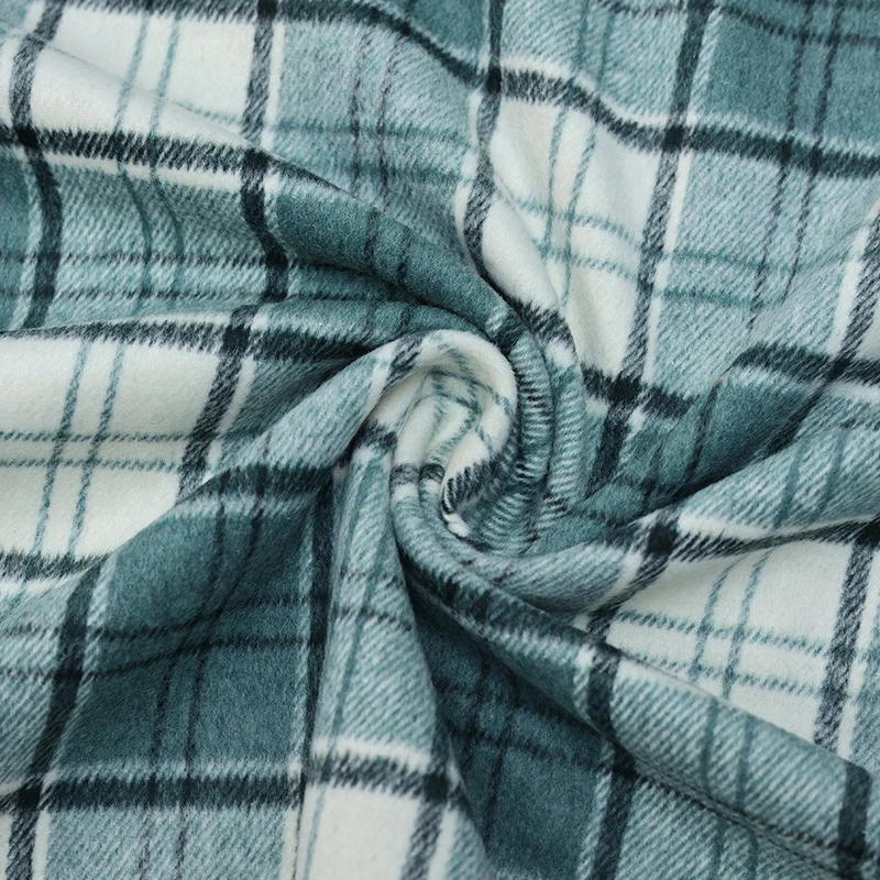Tissu en laine à carreaux vint - Winter Clothing For Woman avis et prix