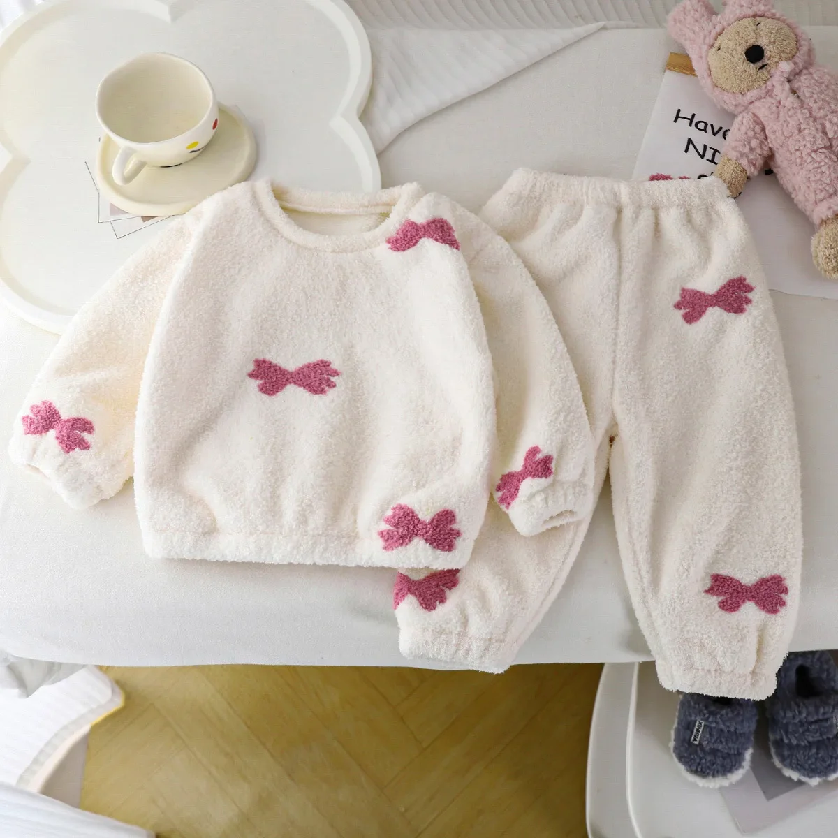Pyjama Épais et Chaud à Col Ro - Winter Clothing For Toddlers avis et prix