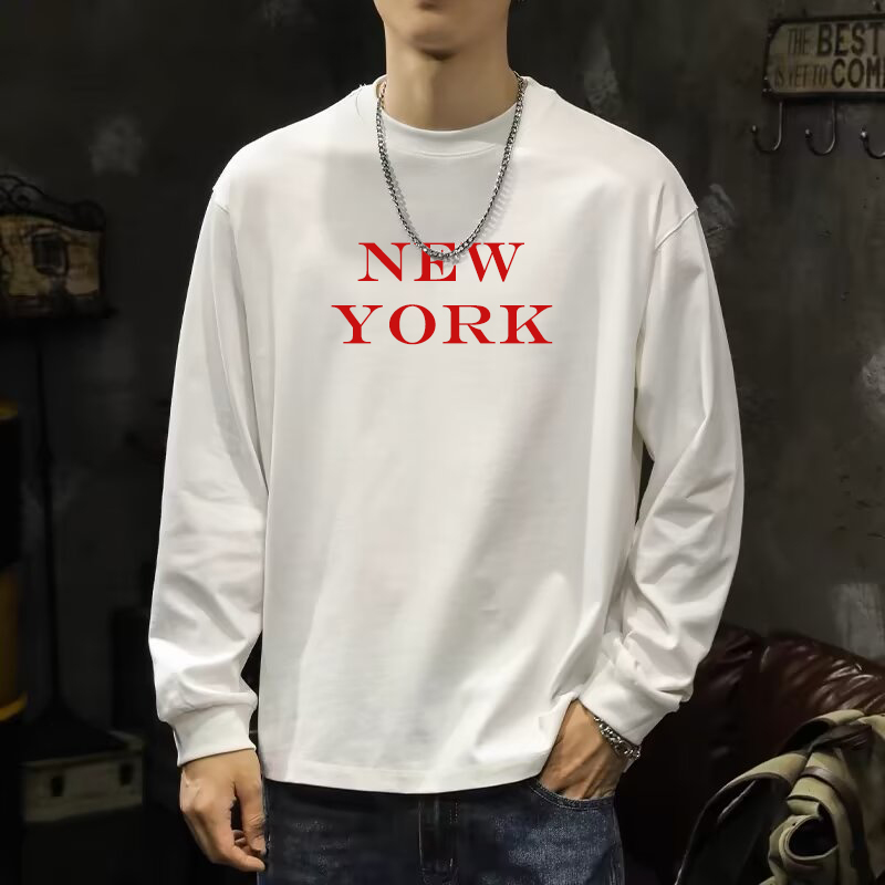 T-shirt à manches longues impr - Winter Clothing New York avis et prix
