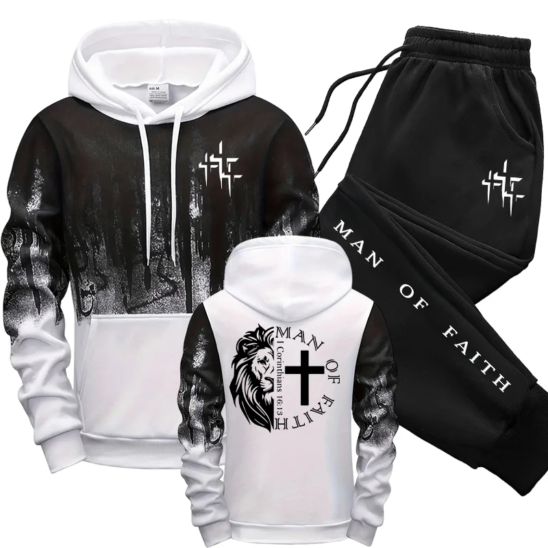 Ensemble homme motif Homme de  - Winter Clothing Hoodie avis et prix