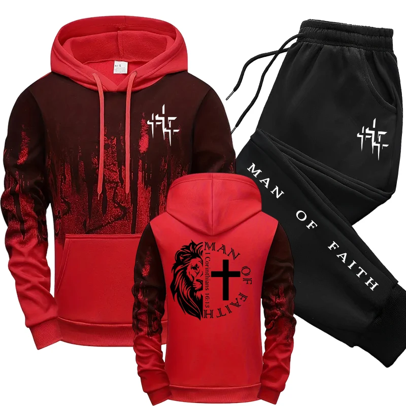 Ensemble homme motif Homme de  - Winter Clothing Hoodie avis et prix