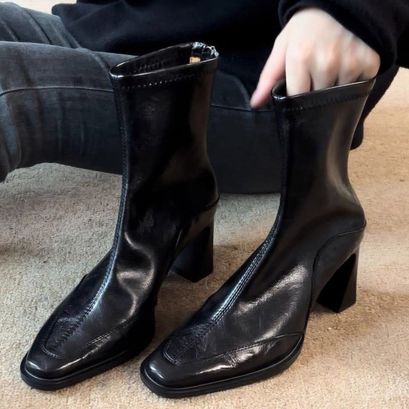 Bottines à talons hauts pour f - Winter Clothing For Woman avis et prix