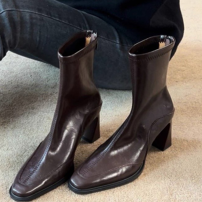 Bottines à talons hauts pour f - Winter Clothing For Woman avis et prix