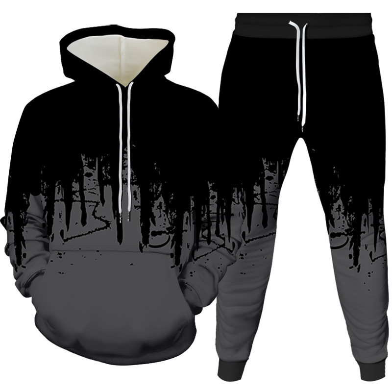 Peinture à l'encre 3D imprimé  - Winter Clothing Hoodie avis et prix